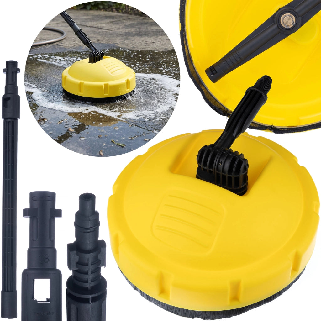 Spazzola T-Racer per Idropulitrici compatibile con Kärcher K2-K7, Black & Decker, Lavor, VAX