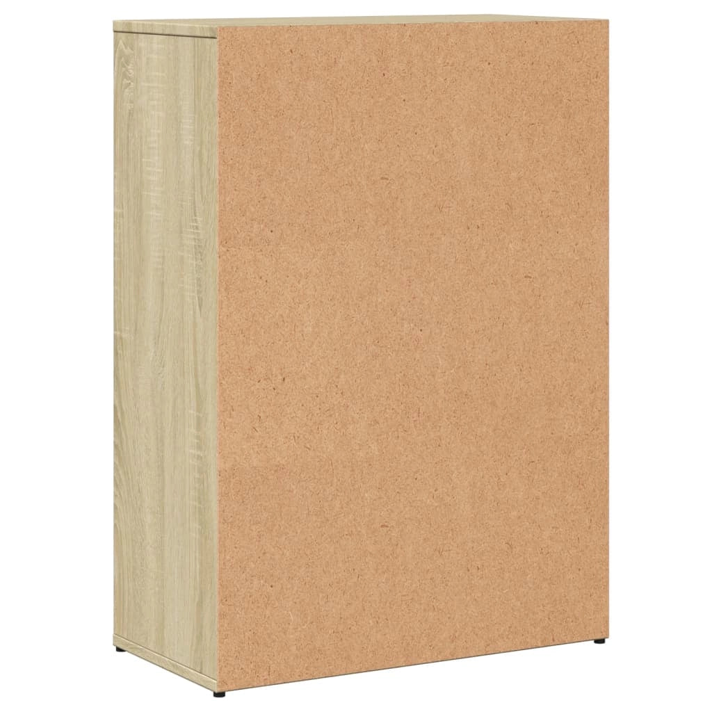 Buffet credenza cassettiera armadio mobile contenitore organizer cucina soggiorno rovere Sonoma 60 x 30 x 84 cm legno ingegnerizzato marrone 02_0031590