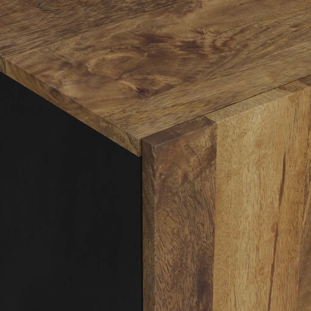 Mobile TV 105x33,5x46cm Legno Massello Mango Legno Multistrato 351961