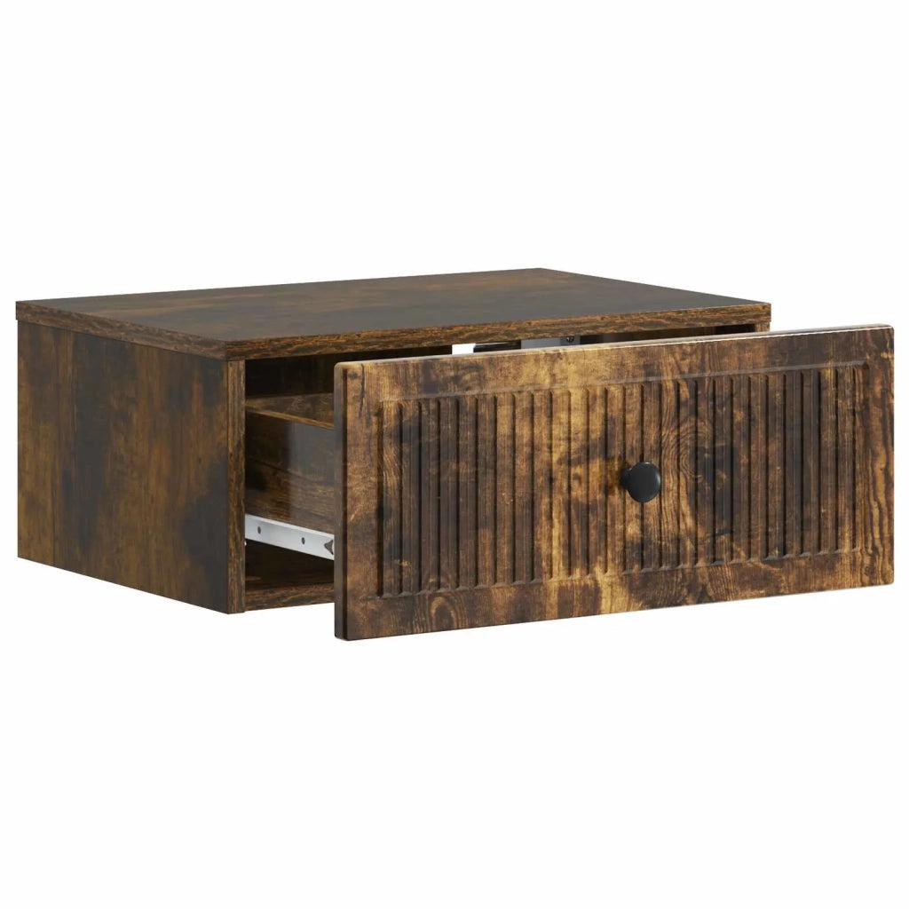 Armadio da Notte Rovere Fumo 49 x 34,5 x 20 cm 897945
