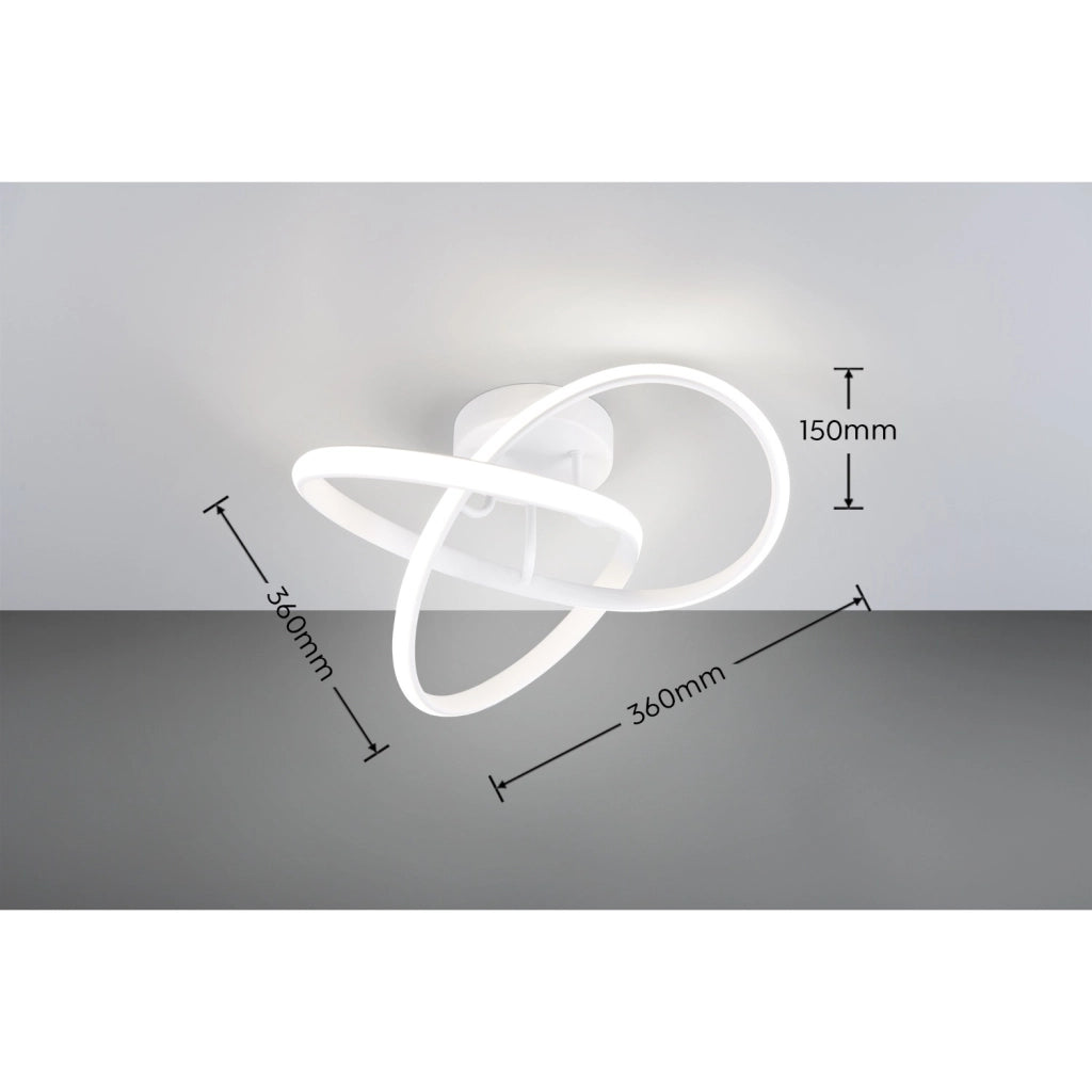 PLAFONIERA LED MEO 15W 40CM BIANCA CIRCOLARE