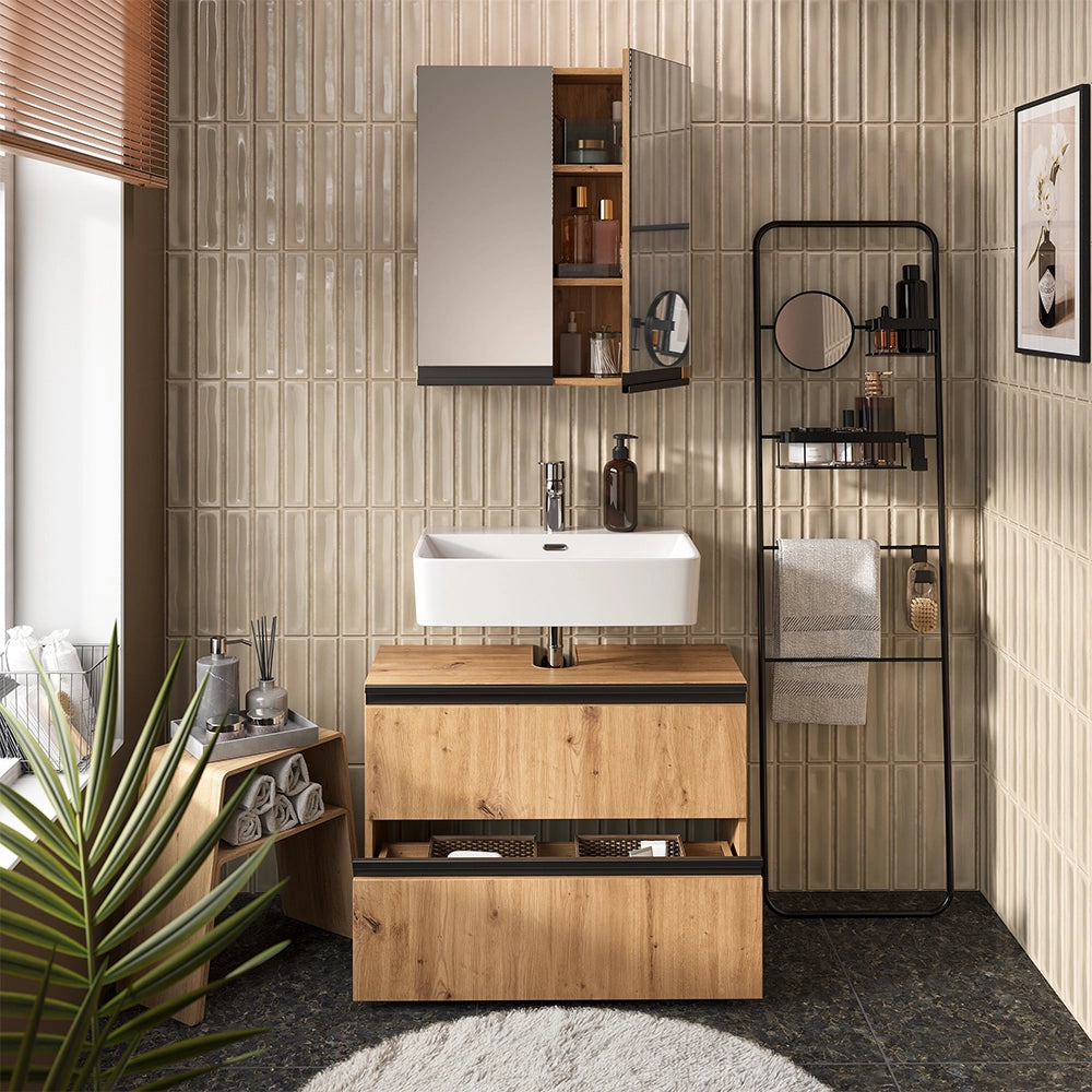 Vicco Set di mobili da bagno Artigiano 2 parti