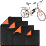Set di 4 protezioni per telaio bicicletta, accessori bicicletta universali, set di protezione per trasporto cassa catena