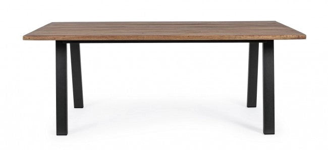 Tavolo Oslo Antracite/Naturale 200x100 cm in Legno