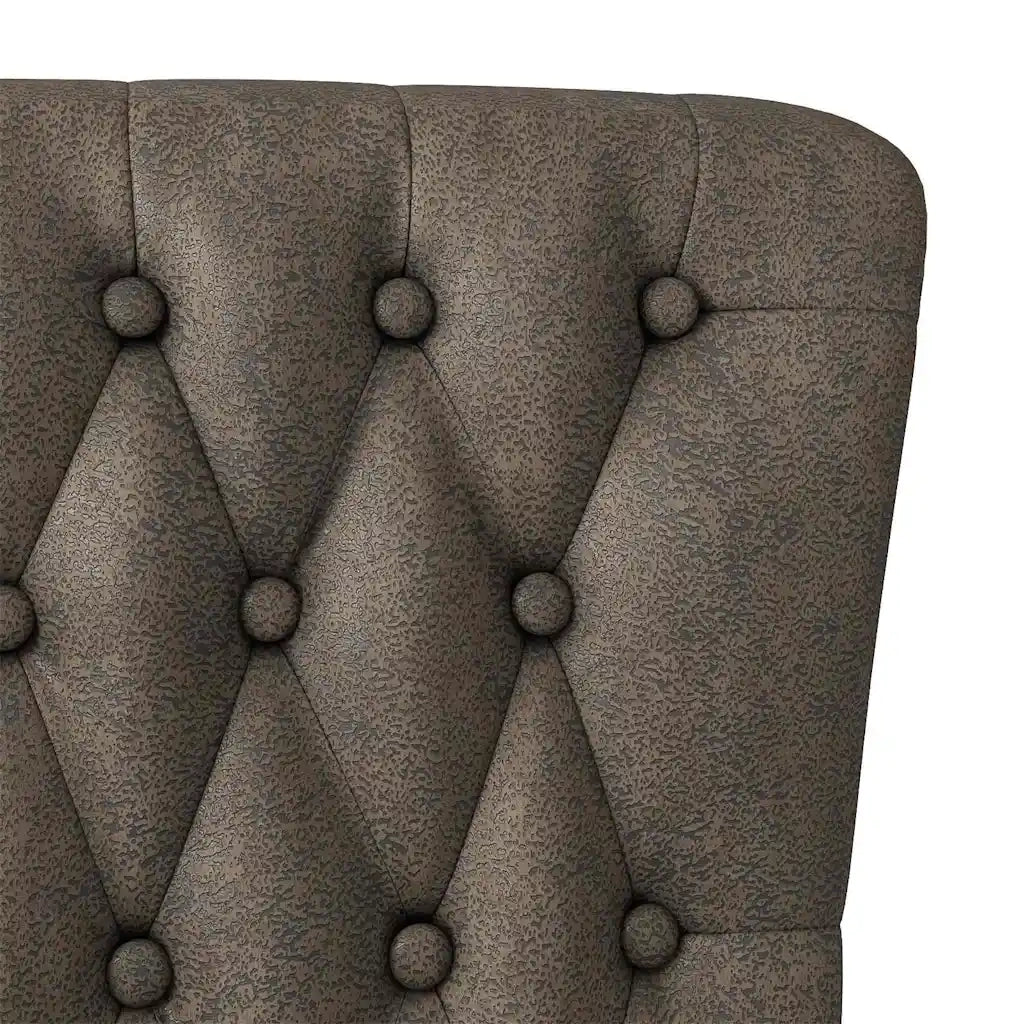 Divano Sedia-Poltrona Slipper Grigio scuro 56,5 x 70 x 110 cm