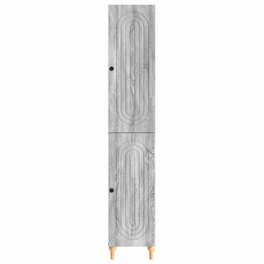Set di armadi 2 pcs Sonoma grigio Legno ingegnerizzato 3416454