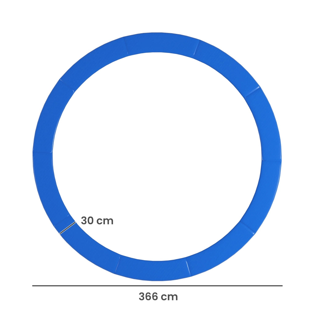 Copertura per Trampolino Esterno ¨C zephmum ¨C Blu, ?366 cm, Impermeabile