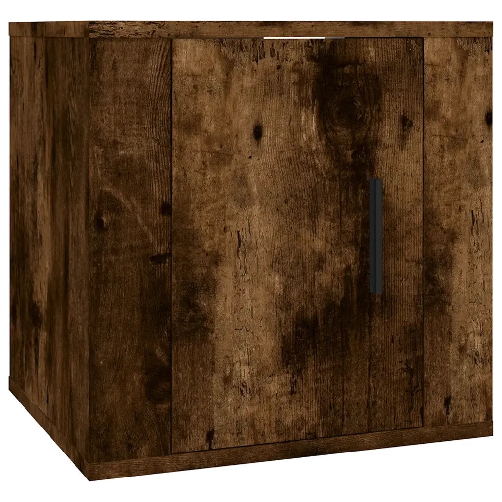 vidaXL Set di Mobili Porta TV 7 pz Rovere Fumo in Legno Multistrato
