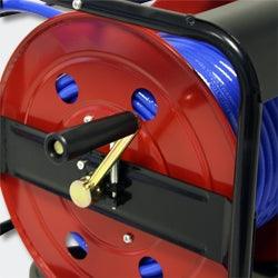 Avvolgitubo pneumatico portatile in acciaio 30 m 12 bar rotazione 360° 4216441