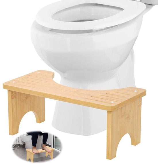 Sedia per bagno per adulti, sedia per bagno in bambù, sedia per bagno con fondo antiscivolo, sedia per bagno per la camera da bagno, sedia per bagno trasportabile per disenteria e flatulenza.