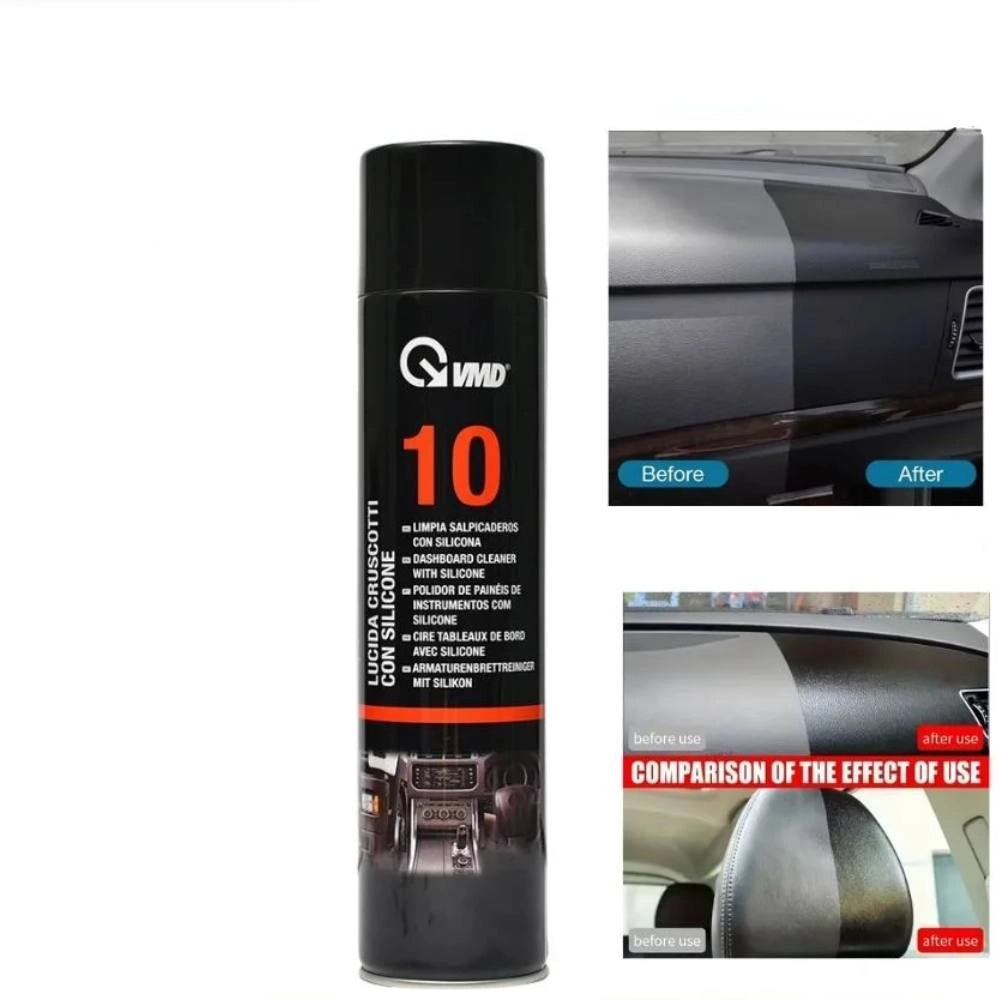 Detergente vmd 10 lucida cruscotti auto e superfici interne con silicone 600ml