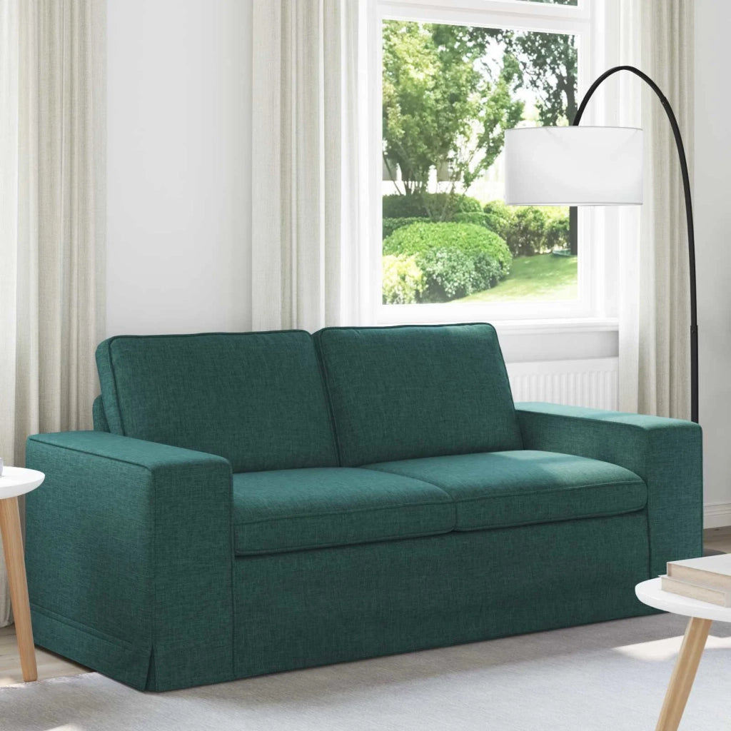 Divano Verde Scuro 182 x 80 x 82 cm Tessuto