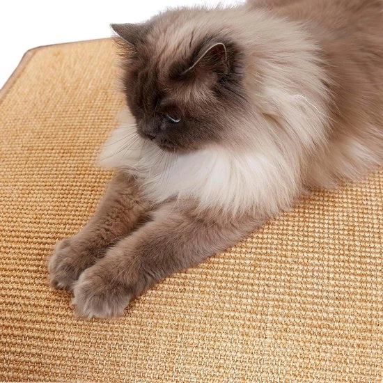 Mat per gatto - tappeto di sisal da grattare - tappeto naturale robusto - tappeto di 100% sisal - mat per gatto naturale - 40 x 60 cm