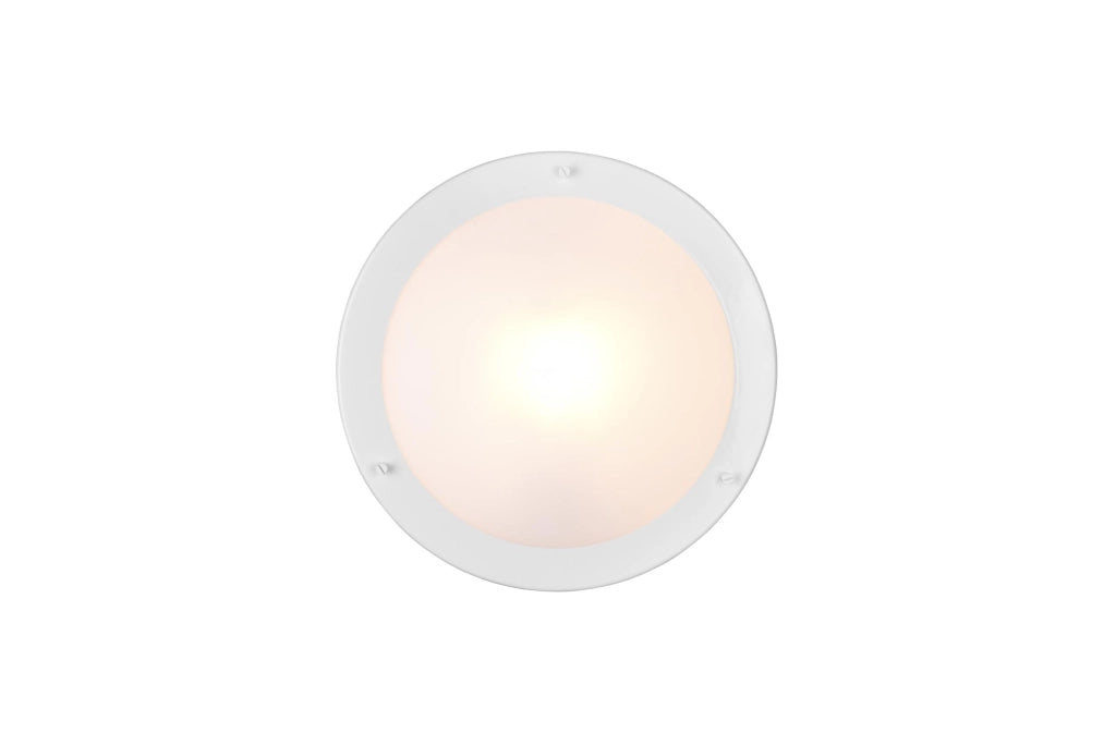 Plafoniera da Interno  E27 in Metallo Bianco