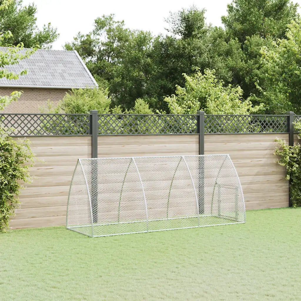 Gabbia per Polli Argento 300x105x120 cm in Acciaio Zincato CFW3080828