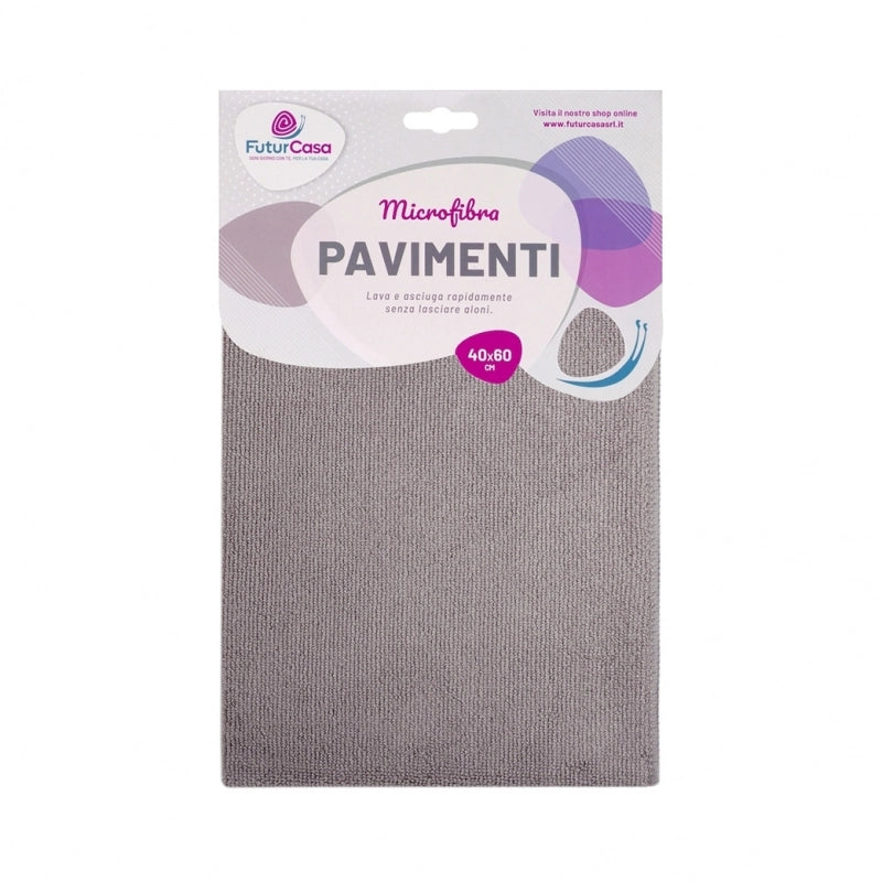 PANNO PAVIMENTI 40X60CM IN MICROFIBRA LISCIA.