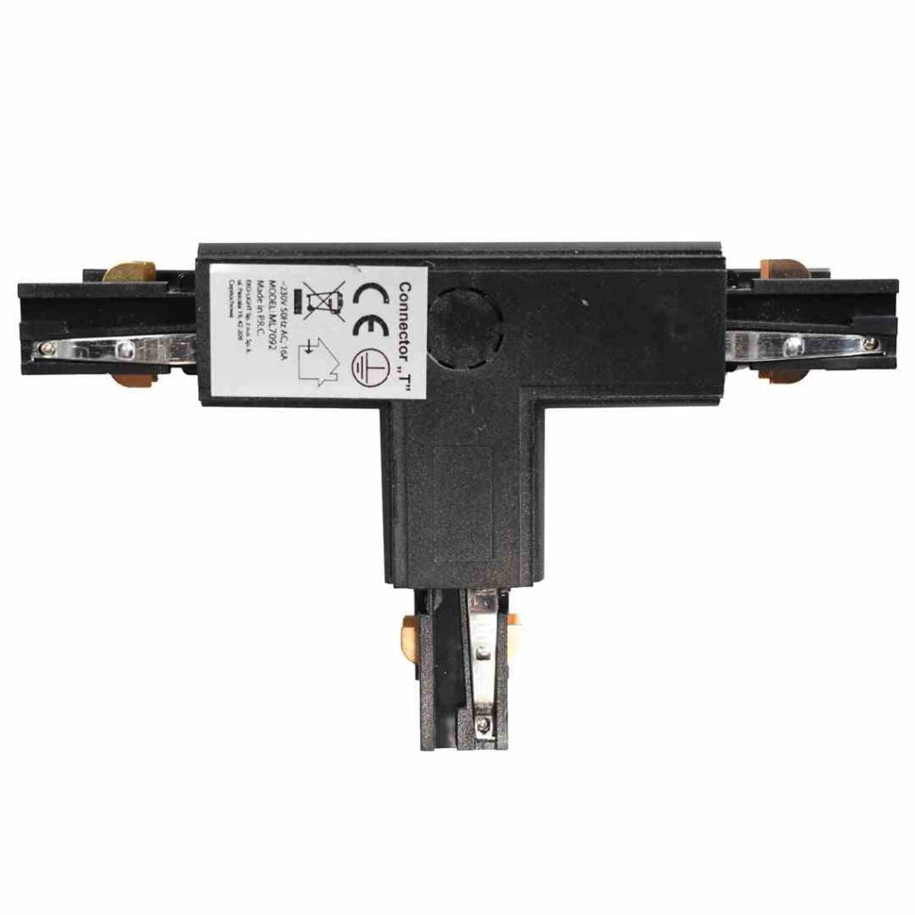 Connettore per sistema binario Milagro ML7092 nero da soffitto
