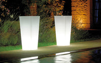 Vaso Luminoso 34x86 cm in Resina Arkema Quadro 86 SL