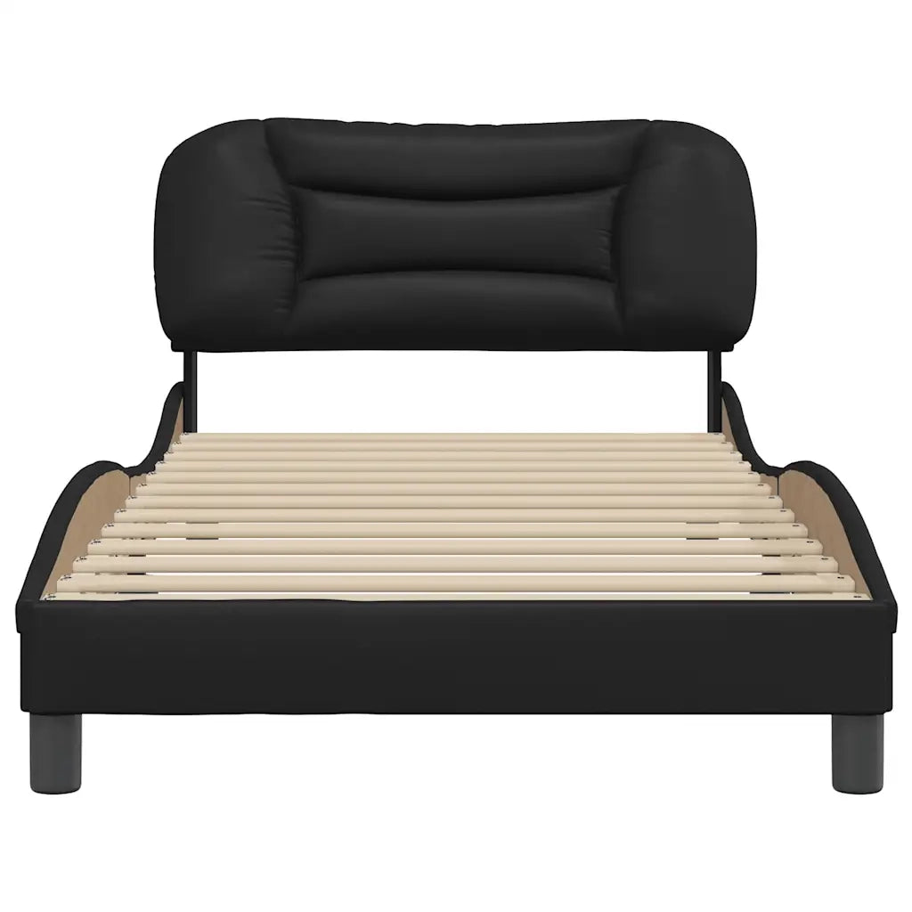 Giroletto senza Materasso Hvar Nero 100x200 cm in Similpelle 3207981