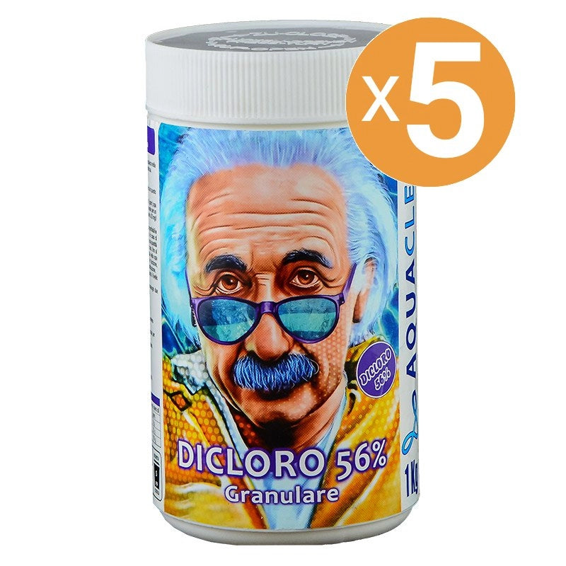 Dicloro Granulare 56% Diidrato, 5 Confezioni Da 1 Kg