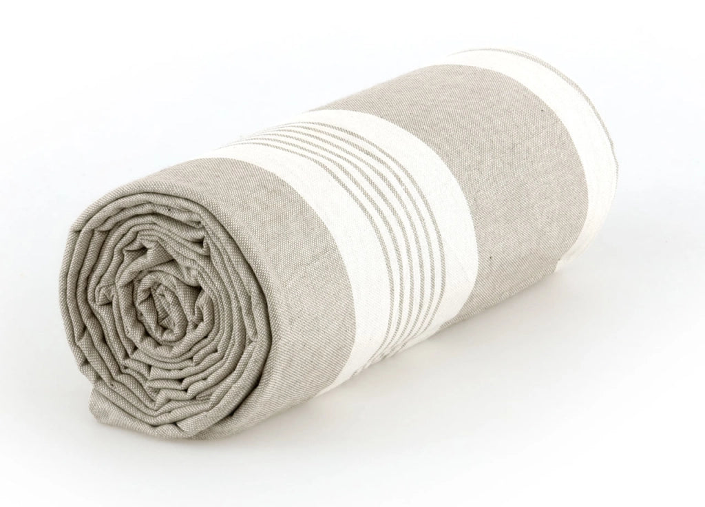 Telo Arredo Granfoulard Copritutto Cotone Made Italy Vari Disegni Arredatutto Copriletto Multiuso - 2 Piazze - Grancasa Beige