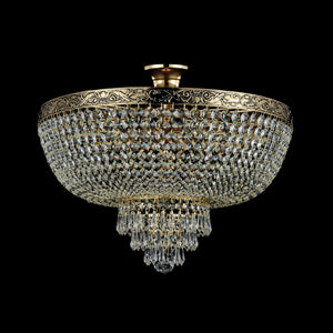 Lampadario Royal Classic in Metallo Palace Oro Antique
