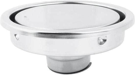 Ventilatore per soffitto - In acciaio inossidabile - Duraturo e resistente agli urti - Argento - Installazione facile - Adatto per cucina e bagno