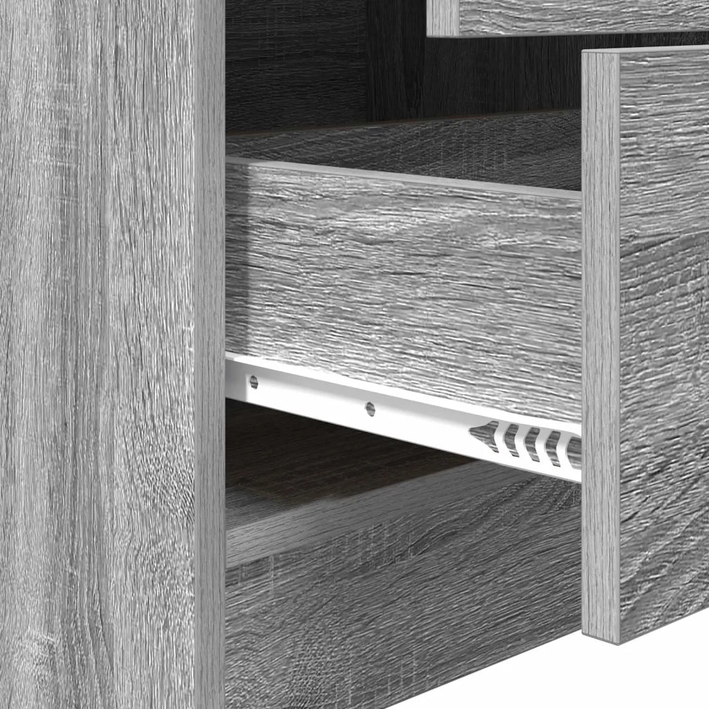 Credenza con cassetto Grigio Sonoma 45,5 x 34 x 127 cm 869367