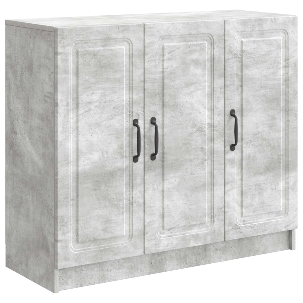 Credenza Grigio Cemento 89 x 34,5 x 77 cm Legno ingegnerizzato