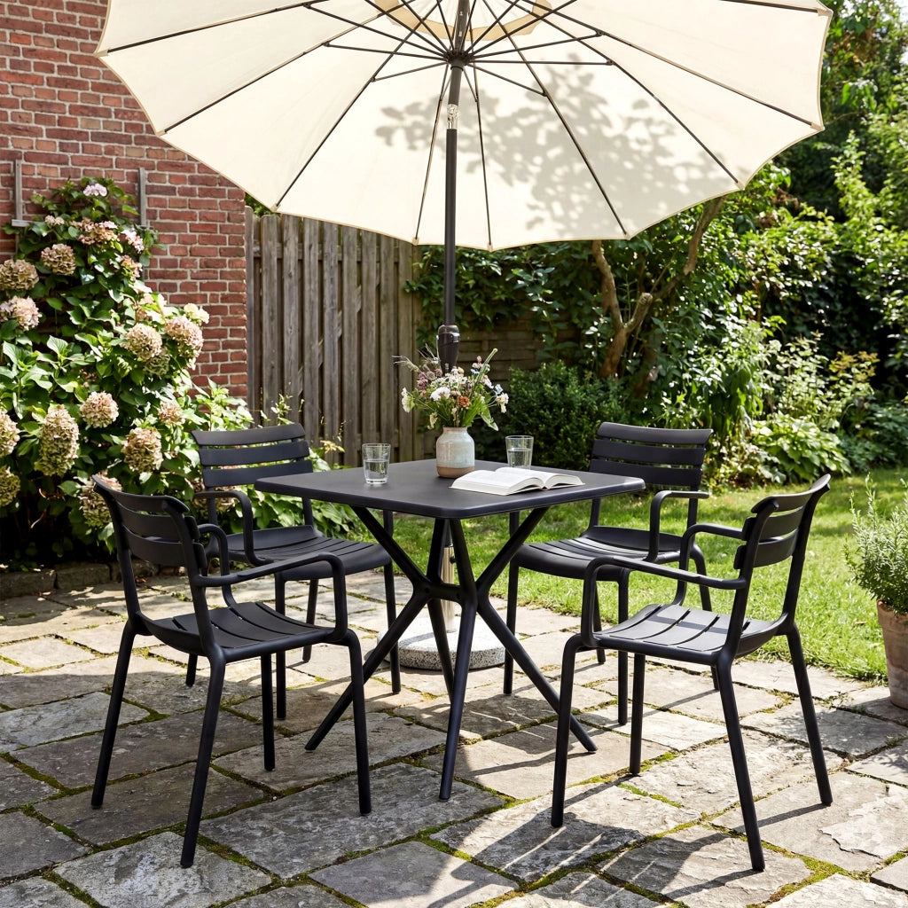 Gartenmцbel-Set Avena mit 4 Stьhlen