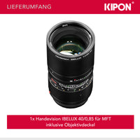 Handevision Ibelux 40mm F0,85 APS-C MFT nero