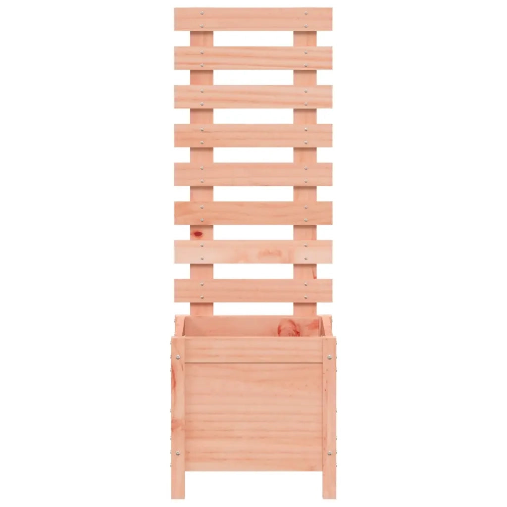 Fioriera | Cassetta per fiori | Vaso Giardino con Rastrelliera 39x39,5x114cm Legno Douglas