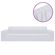 Fodera Elasticizzata Divano 4 Posti in Jersey Poliestere Bianco CFW2809609