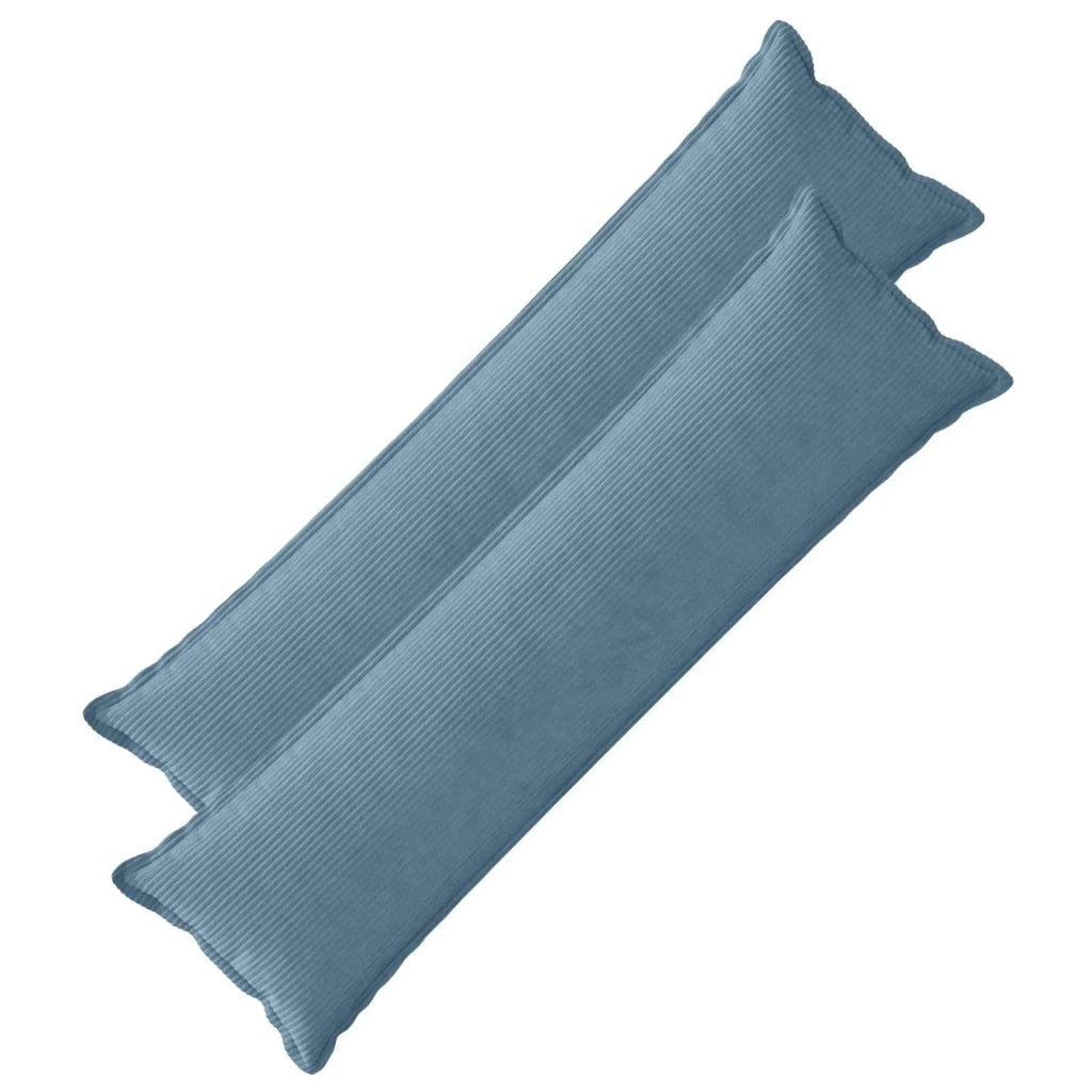Federa 2 pz HOUTEN Blu 40 x 145 cm corduroy 917213