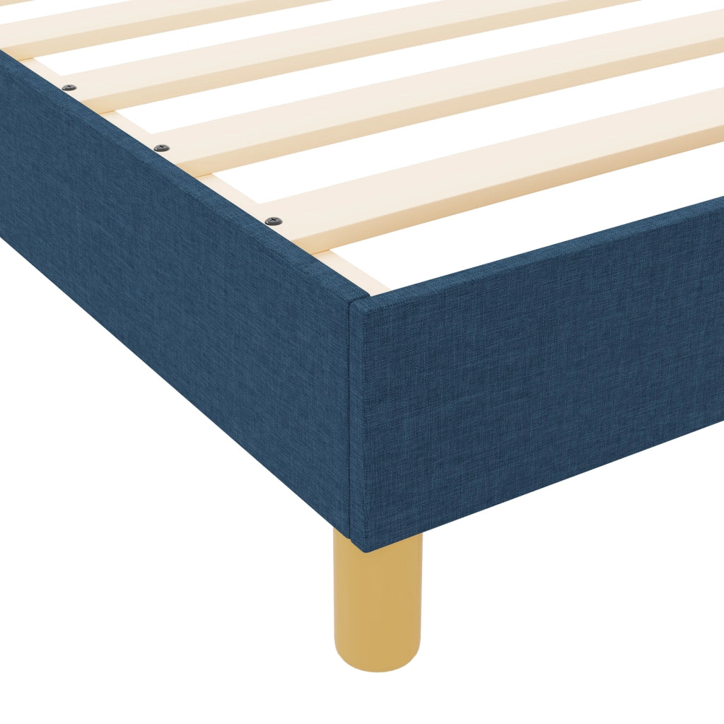 Struttura Letto Blu 200x200 cm Tessuto
