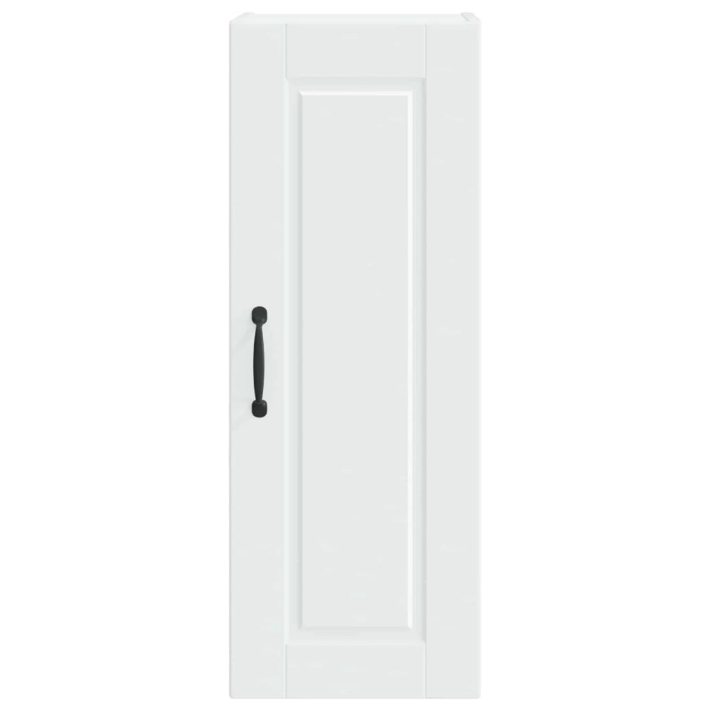 Mobile da cucina moderno e pratico a parete 30 x 31 x 80 cm in legno composito bianco 02_0054349