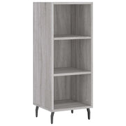 Credenza | Madia | Buffet da pranzo | Armadio da pranzo Grigio Sonoma 34,5x32,5x90 cm in Legno Multistrato