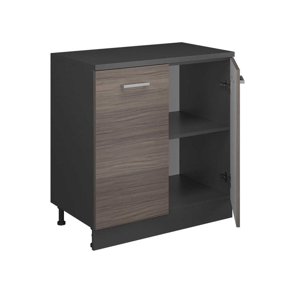 Mobile per mansarda Rion Grigio nobile/Antracite 80 x 83.8 cm senza inclinazione con 2 ante Vicco