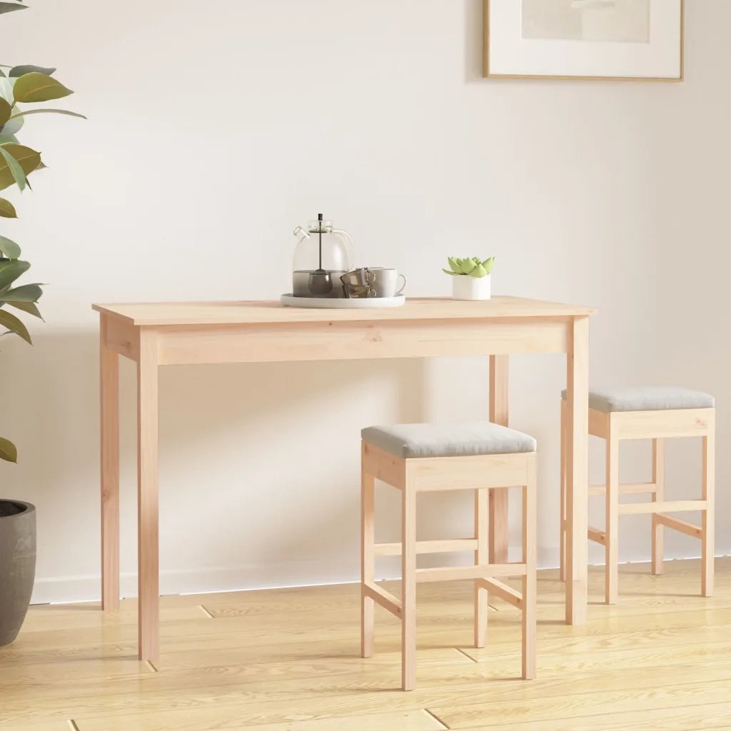 Tavolo da Pranzo | Tavolo da cucina 110x55x75 cm in Legno Massello di Pino