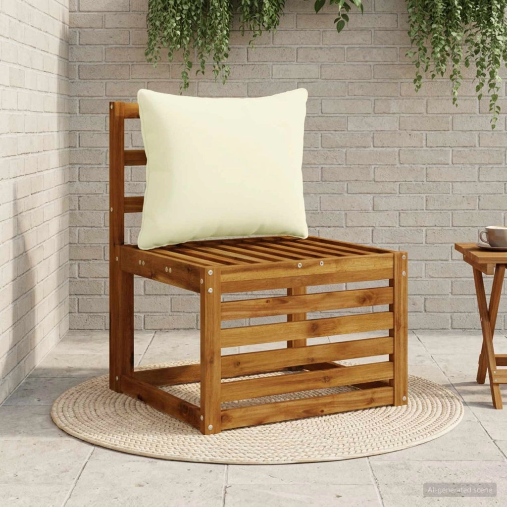 Cuscino per Schiena a 1 Pezzo PUTTEN 100% Poliestere Crema 946922