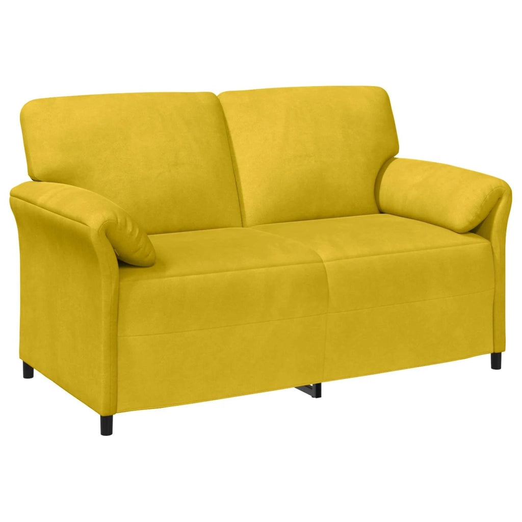 Set di divani 2 pz Giallo Velluto 3424906