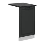 Pannello frontale della lavastoviglie R-Line Antracite rustico/Bianco 45 cm, PL Antracite Vicco