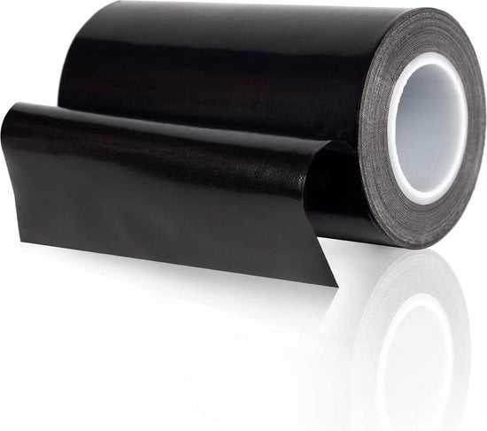 Nastro PTFE con fibra di vetro -196℃ Nastro sigillante di fibra di vetro (100mm x 12yards x 0,18mm Nero)