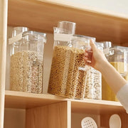 Sistema di conservazione per cibo per cani, 2500 ml, impermeabile al 100%, con doppia chiusura e anello di chiusura rinforzato e gancio, contenitore per polvere da lavaggio, BPA libero.