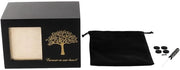 Urnetta in Legno per Cane - Urna per Ceneri - Scatola di Ricordo - Urna per Animali di Compagnia - Dimensioni 18L x 13P x 13A cm