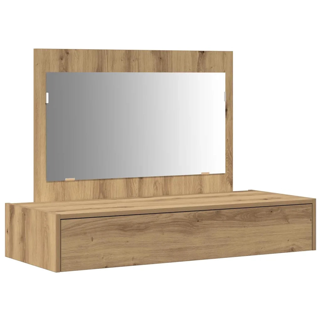 Tavolo da Trucco Marrone 100 x 40 x 70 cm Legno multistrato 865216