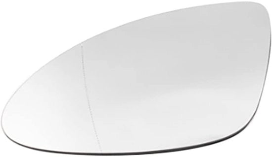 Specchiera retrovisore auto a specchio vetrato, sostituzione specchietto retrovisore con funzione di riscaldamento, specchio piano HD cromato per Cayenne 2015-2017