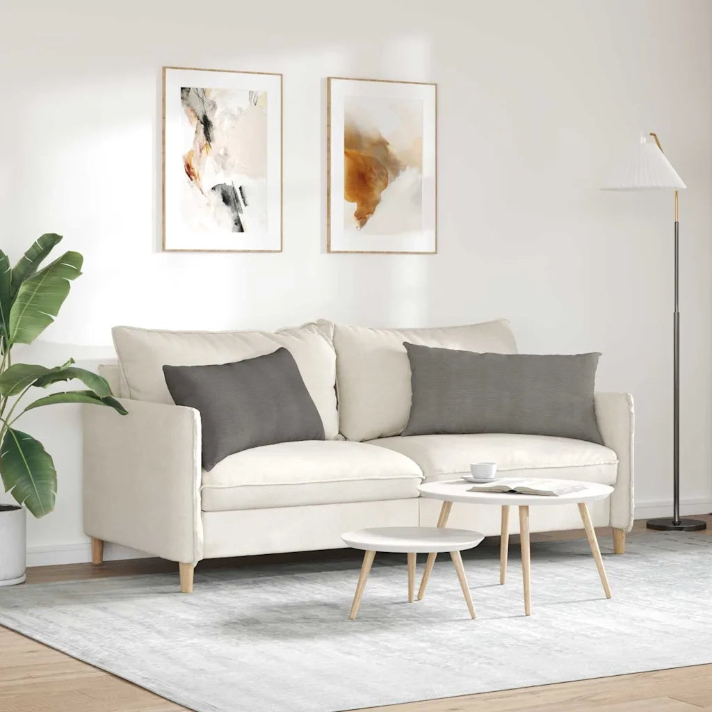 Cuscini da Divano 2 pcs Grigio chiaro 80 x 40 cm 42013731