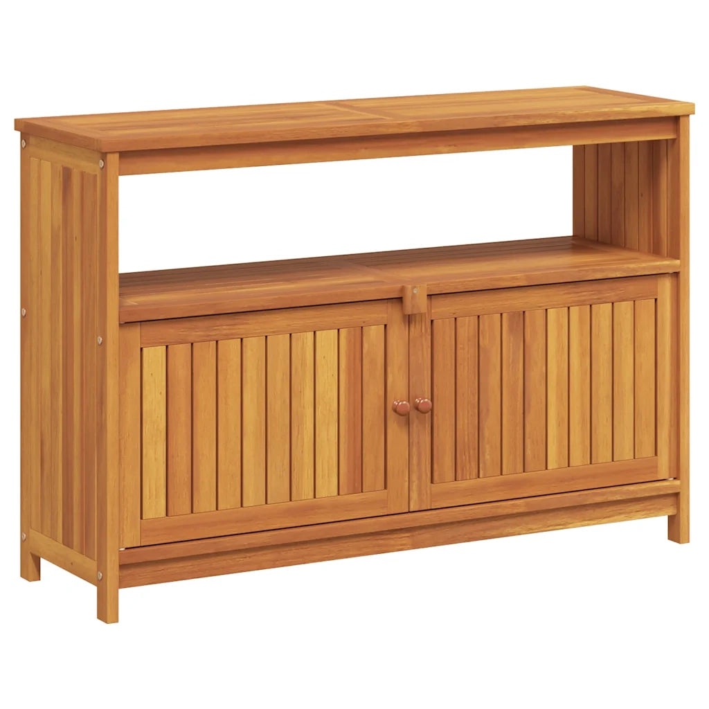 Tavolo Consolle da Giardino 110x35x75 cm Legno Massello Acacia 319697