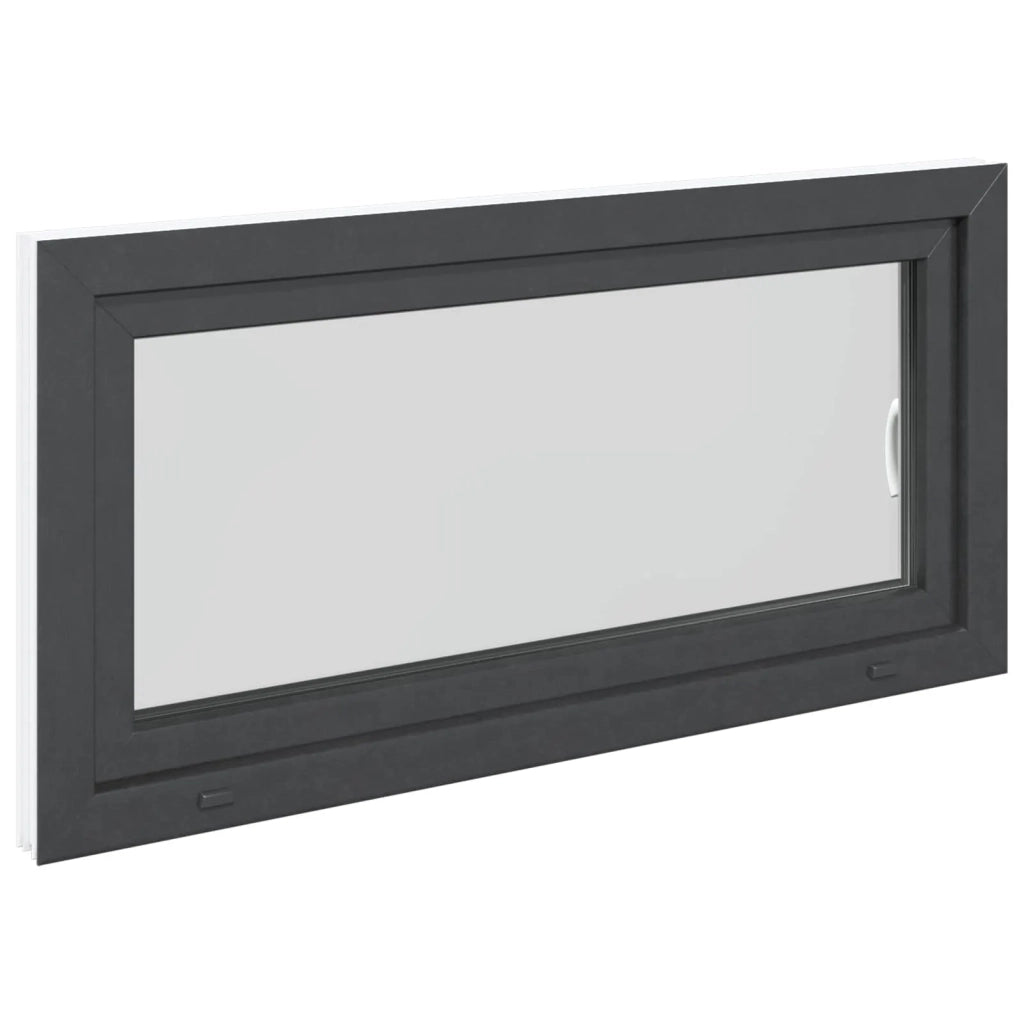 Finestra per Soffitta RISOR 120 x 60 cm PVC e Vetro Antracite CFW3770221
